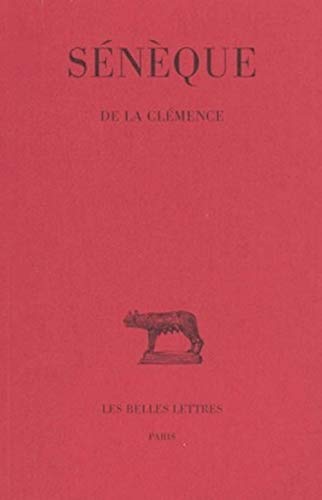 Seneque, de la Clemence [French] 225101439X Book Cover