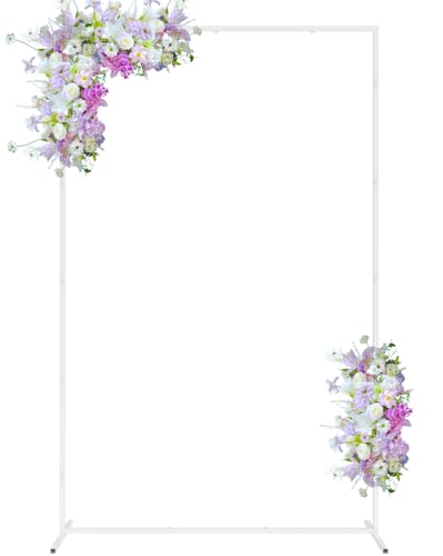 Kit d’arche de jardin rectangulaire en métal, pour mariage, ballons, cérémonie, anniversaire de mariage, fête d'anniversaire, fête prénuptiale,...