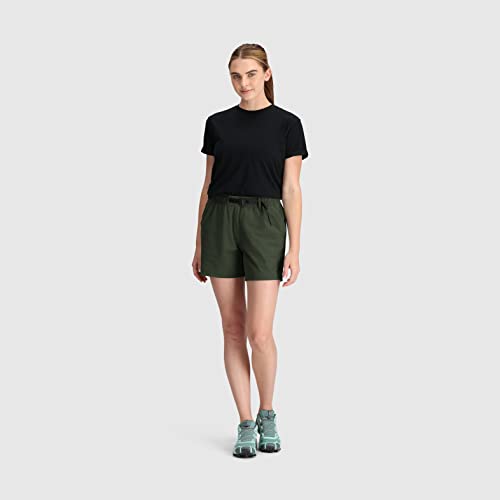 Outdoor Research 2876722284009 Shorts Ferrosi feminino - 12,7 cm entrepernas verde GG