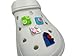 Handmade Croc Clog Shoe Decorative Charms made with Building Bricks, Interchangeable Fun! Compatible with Lego Bricks and Dots