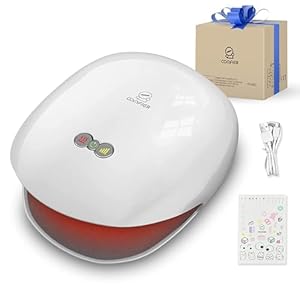 COMFIER Cordless Electric Hand Massager with Compression & Heating for Arthritis and Carpal Tunnel Relief,3 Levels Finger and Wrist Massager Machine,Gift for Men,Women