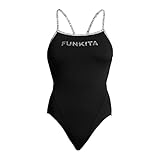 Funkita Badeanzug Single Strap Black Current - Schwimmanzug Damen, Größe:42
