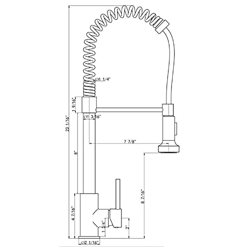 Robinet de cuisine mitigeur douchette extractible pour évier moderne - 4