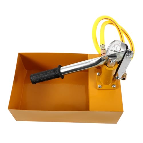 Gatuida 25kg Pompe Essai de Pression Manuelle Testeur Hydraulique Eau avec Manomètre Kit Essai de Pression pour Canalisations