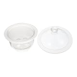 Cabilock Labor Exsikkatorglas Vakuum Trocknerflasche 22cm Glasware Für Schule Und Labor Anwendung