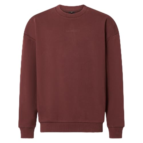 Oakley Mens Soho Crew Neck Sweatshirt, Grenache, X-Large