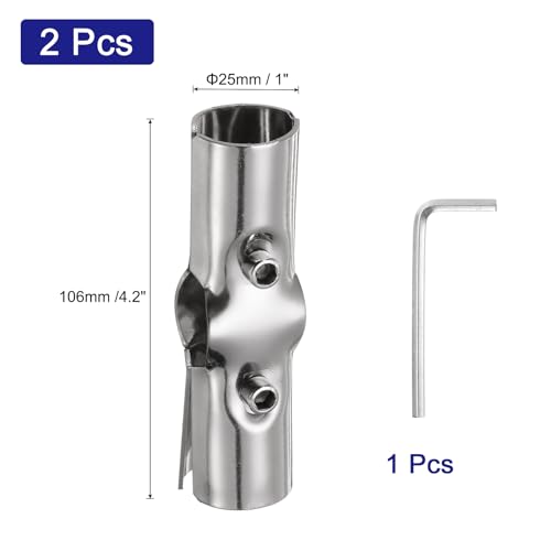 Raccords de tuyau d'angle en acier inoxydable de haute précision 3 voies uxcell