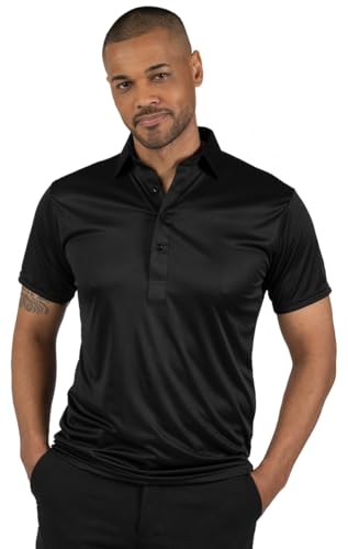 Blue Generation Men's 7007 Bonded Collar Dress Polo