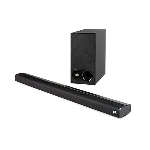 Polk Audio Signa S2 Sound Bar for Smart TV with Subwoofer, Wireless – Exclusive VoiceAdjust Technology, Ultra-Slim Design, Works with 4K & HD TVs, HDMI & Optical, Bluetooth, Wireless Streaming