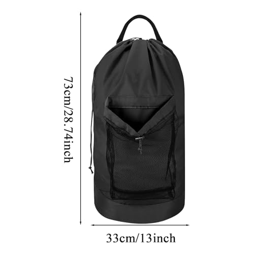 Almacenamiento impermeable con bolsa de lavandería grande para vestidos de dormitorio y camping 2