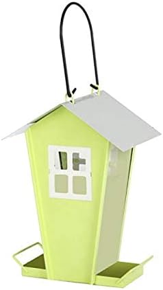 Ulyjcq Los alimentadores de Aves Silvestres cuelgan el dispensador de Alimentos Decorativos de Aves Fuera del Patio del jardín