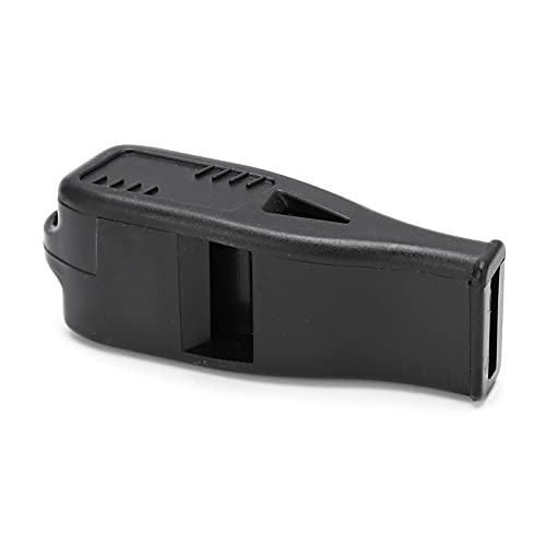 Silbato para árbitro profesional de resina ABS negro miniatura 4