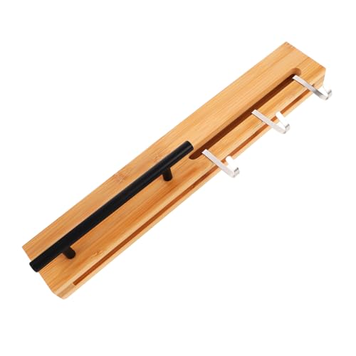 Genérico Porta Para Colgar En La Pared Estante De Almacenamiento Montado En La Pared Estante Organizador De Cocina Soporte Cortador De Cocina Brown Acero Inoxidable