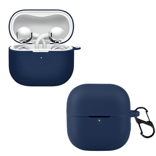For HUAWEI FreeClip 2 �P�[�X HUAWEI FreeClip 2�p �ی�J�o�[ �V���R�� �S�ʕی� �����h�~ �L�Y�h�~ �Ռ��z�� �����[�d�\ �J���r�i�t�� �ی�P�[�X (�u���[)