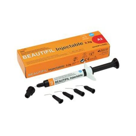 BEAUTIFIL Injectable Dental Composite Syringe, Shade A2, 2.2g, with Injection Tips-picture-17