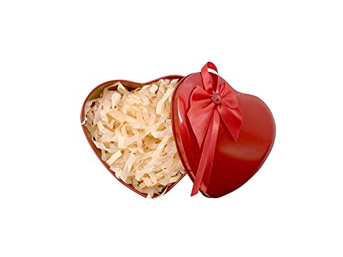 Image of Eco Sarras Confitti Shredded Paper Crinkle Grass Strips for Gift Tray Hamper Packaging, Box Filler, Basket Filler, Christmas Festival Decoration Paper (100 GM, Peach)