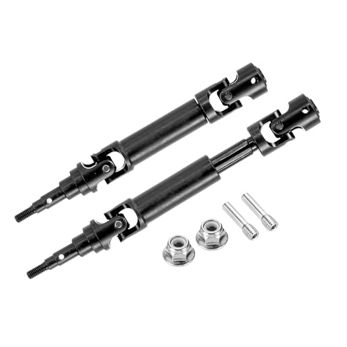 Ejes de transmisión CVD traseros de metal solucionan holguras en RC 1/10