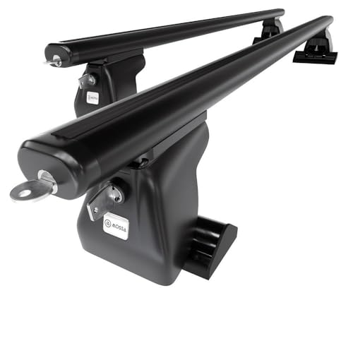 Barres de toit aluminium Jeep Commander 2006-2010 porte-bagages noir profil T