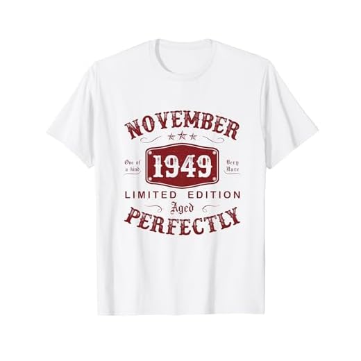 Noviembre 1949 75 Años Cumpleaños Hombre Nacido En 1949 Camiseta