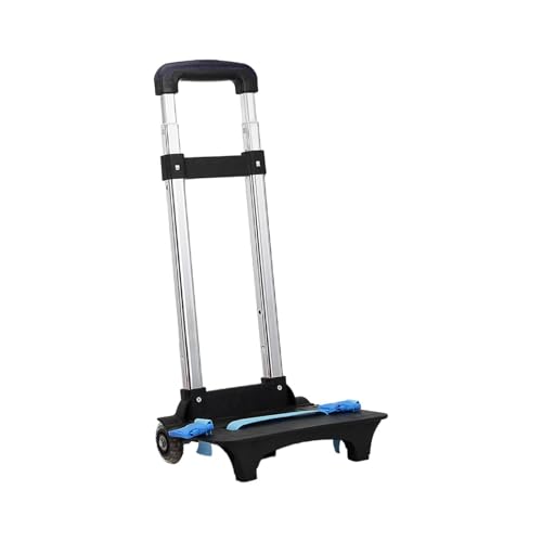 Carrito de equipaje de 40/65/90 cm de tamaño ajustable y ruedas para compras y viajes 3