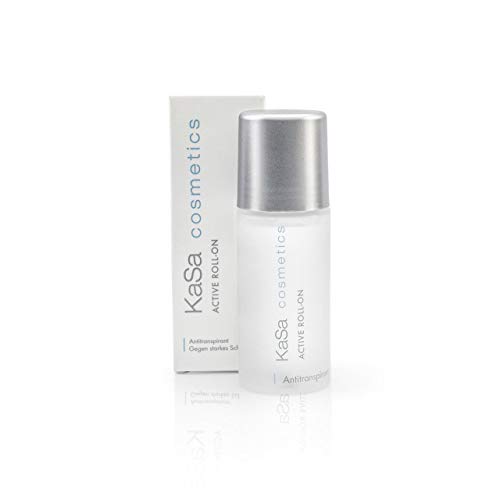 KaSa cosmetics Active Roll on - 50 ml - Antitranspirant gegen starkes Schwitzen für Männer & Frauen - Dermatologisch getestet - Schützt vor Schweiß- und Geruchsbildung - Made in Germany