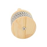Alomejor Cabasa - Instrument de musique à manivelle avec boules en acier et poignée ergono...