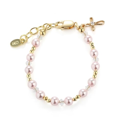 Image of Cherished Moments Bracelet or Necklace Cross, 14K Gold-Plated