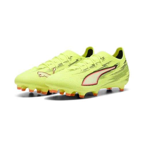 PUMA Ultra 6 PRO FG/AG - Scarpa da Calcio Unisex, Colore: Giallo Alert Nero-incandescente Rosso-Lime, Taglia 40, Yellow Alert PUMA - Spremere con Lime, Colore: Nero, 42.5 EU