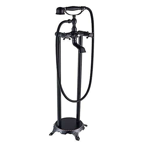 Robinet cascade baignoire îlot à double commande et jet grand débit