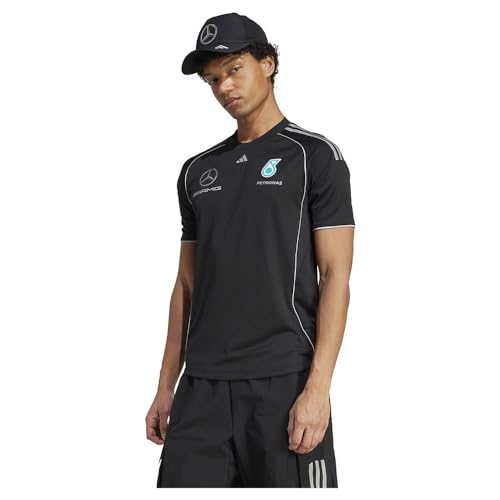 Image of adidas | Mercedes - AMG Petronas Formula ONE Team Mechanics Jersey | Black ||ADI-39