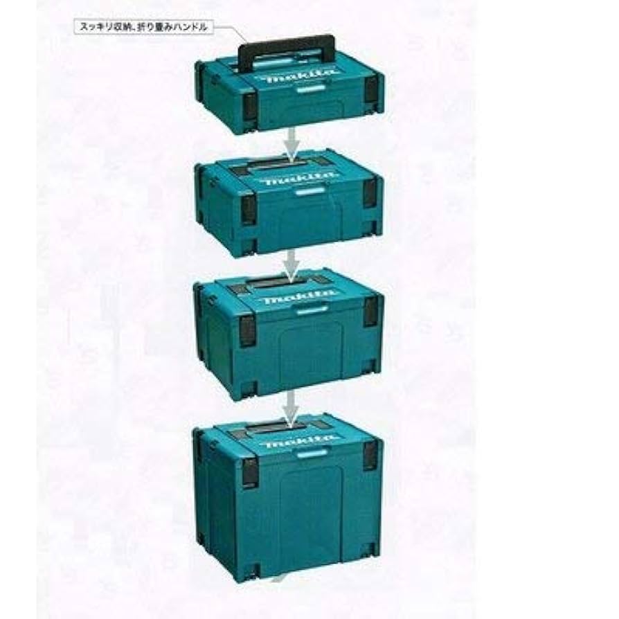 Amazon.com: Makita A-60545 Mac Pack, Type 1 to 4 Set, Blue