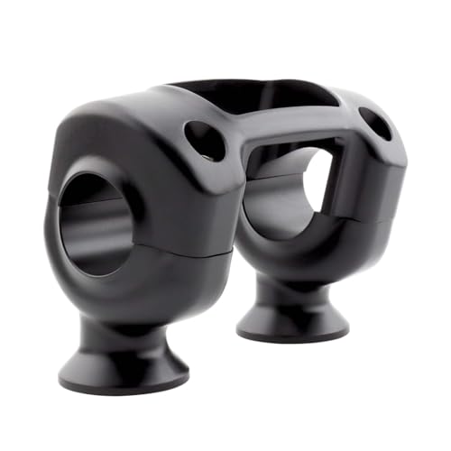 Verrouillage guidon de moto 1.25 pouces en aluminium noir robuste pour Softail Street Bob