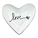 CHOOLD Original Ceramic Heart Shape Ring Dish Holder Jewelry Dish Trinket Holder Jewelry Holder Home Decor Dish Wedding Birthday Xmas Gift