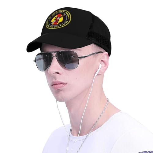 US Marine Corps 2nd Battalion, 8th Marines Mesh Baseball Cap - Classic Adjustable Peak Cap, Trucker Hat for Men & Women4