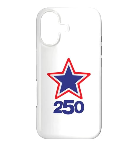 �A�����J 250 ���b�h �z���C�g �u���[ �X�^�[ �f�U�C�� �X�}�z�P�[�X iPhone 17 �p