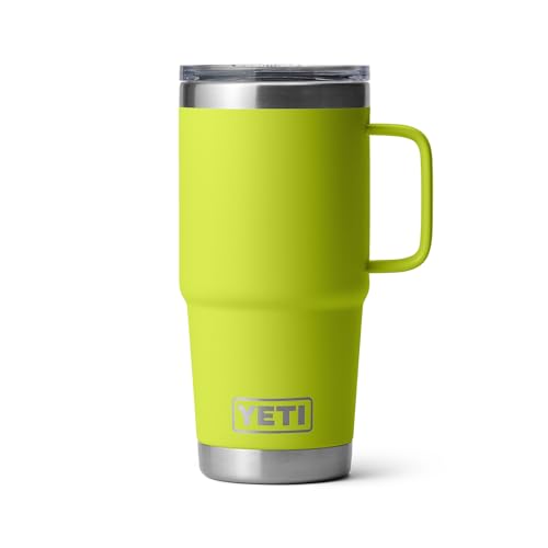 Image of YETI Rambler 20 oz Travel Mug, Stainless Steel, Vacuum Insulated with Stronghold Lid