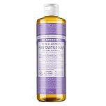 Dr Bronner's 18-in-1 Lavender Pure-Castile Liquid Soap, Made with Organic Oils, Used for Face, Body, Hair, Dishes, Mopping and Pets, Certified Fair Trade & Vegan Friendly, 475ml Recycled Bottle