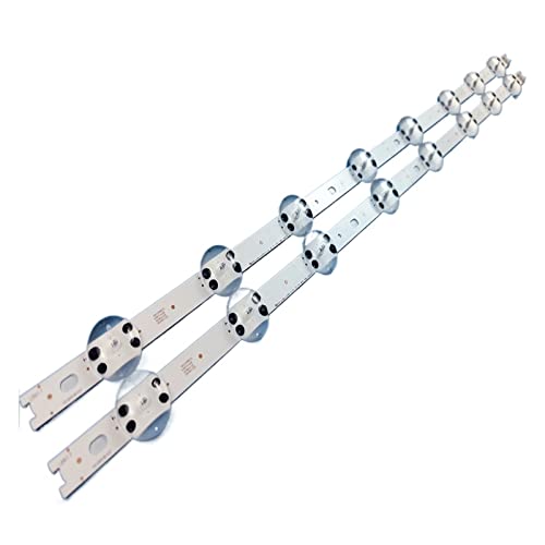 WUWMTUTCK 2pcs LED Falta de retroiluminación adecuada for LG 32LJ510V 32LJ610V 32L510U HC320DXN-ABSL1-2143 LC320DXE (FK) (A2) 6916L-2855B V18 V17 32