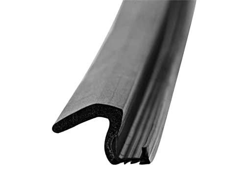Stormguard Elite - Sello de carpintería de madera para puertas de ventana, marco de goma a prueba de corrientes, 6 metros (negro)