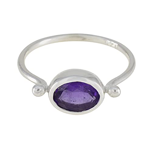 Bague améthyste argent 925 anti-ternissement éclat durable mères