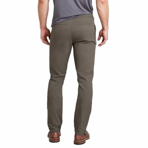 English Laundry Men Flat Front Chino Pants (067 Grey, 32x34)2