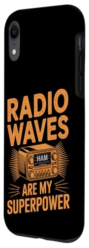 Les Ondes Radio sont Mon Super Pouvoir Funny Ham Radio Coque pour iPhone XR – vue 2