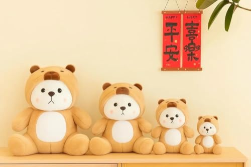 Image of Half Hooded Capybara 30cm Plush Soft Toy | Adorable Animal Stuffed Toy for Kids | Home Decor for Boys & Girls | Soft & Huggable Plush Toy
