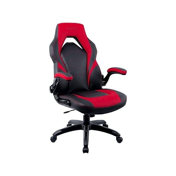 STAPLES 2710774 Gaming Chair Black and Red