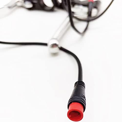 Bqpoling Waterproof Electronic Brake Lever Set For Electric Bicycle Bike (Black & Silver) #TOP2