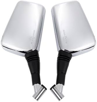 Amazon | バイク 用 四角 スクエア ミラー 8mm 10mm 左右セット APE50