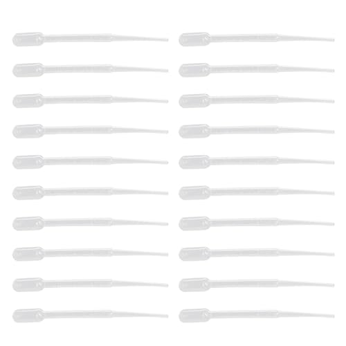 Image of Othmro 200Pcs 2ml Disposable Plastic Transfer Pipettes,Calibrated Dropper Clear Pipettes Liquid Dropper Suitable for Ear Eye Essential Oils Makeup, Science Laboratory, DIY Art 143mm Length