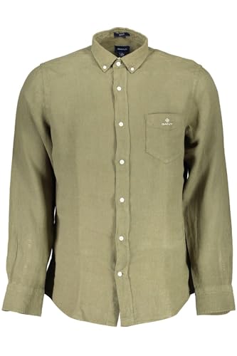 T-shirt GANT REG homme en coton lin haut respirant et léger
