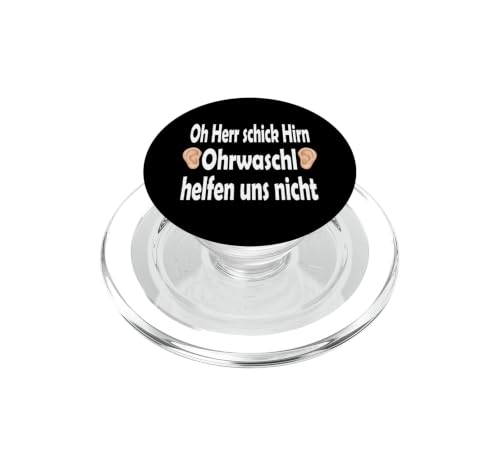 Le Laveur d'oreille Mr Chic Hirn ne Nous Aide Pas. PopSockets PopGrip pour MagSafe