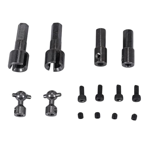 Bloepum Metal Front & Rear Axle Drive Shaft CVD Set for C14 C24 C34 B14 B24 B36 MN D90 MN99S RC Car Upgrade Parts